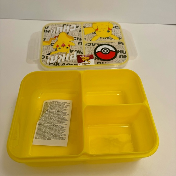 NWT. Pokemon bento box from Primark. Plastic bento lunch box with pikachu - Picture 8 of 10
